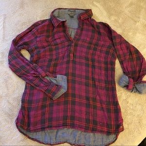 Eddie Bauer Plaid Top